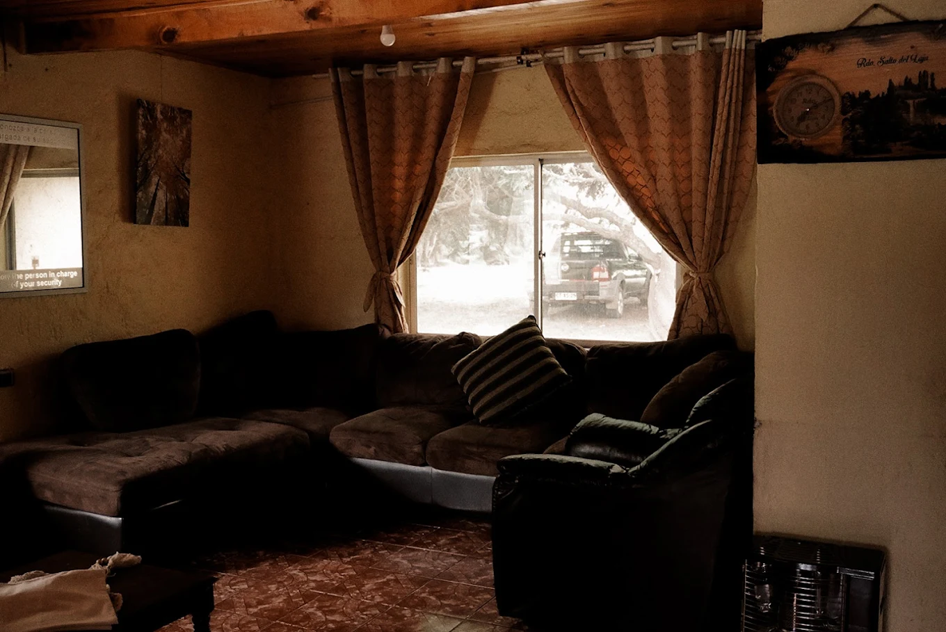 Cabaña 4, vista interior